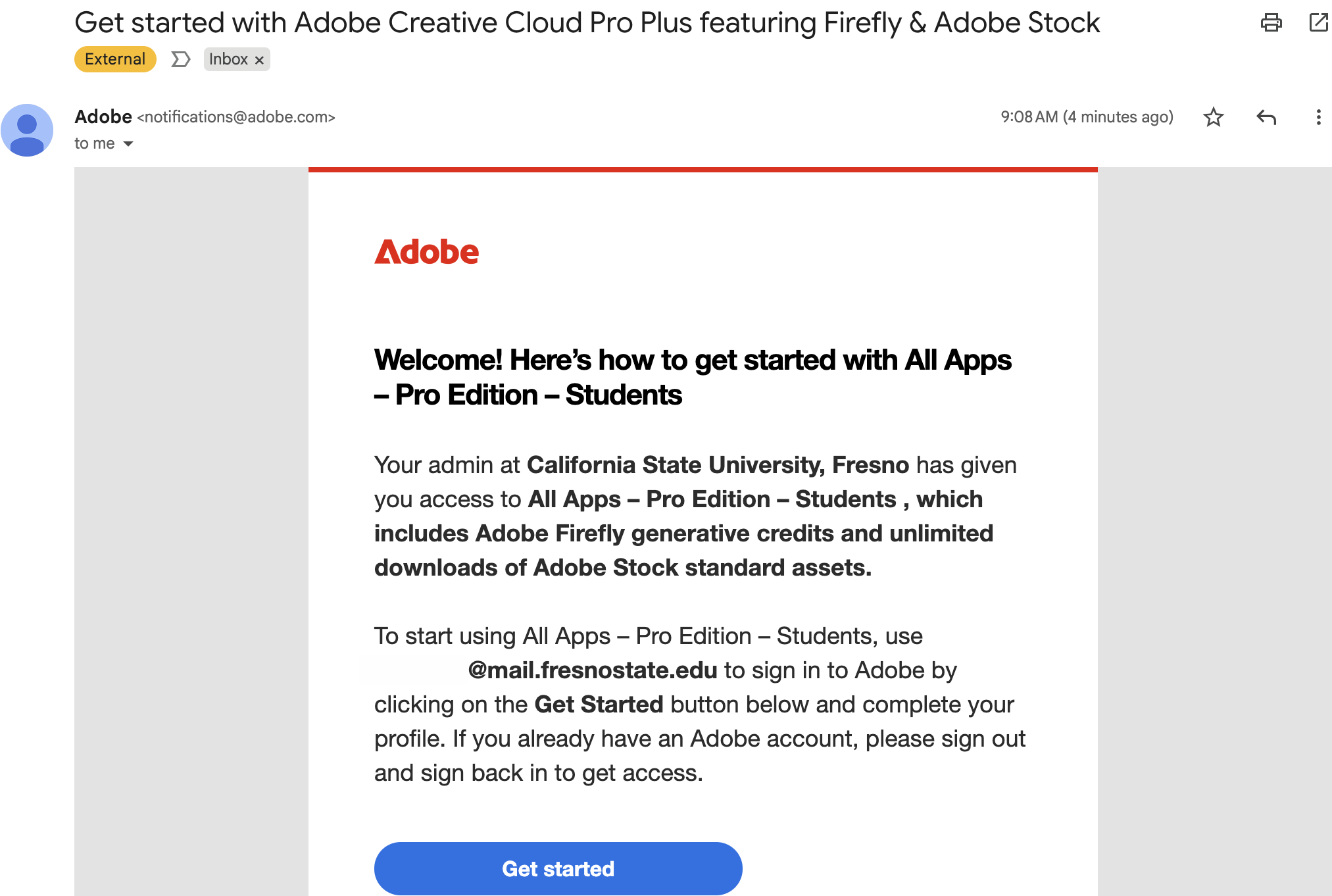 Adobe Email