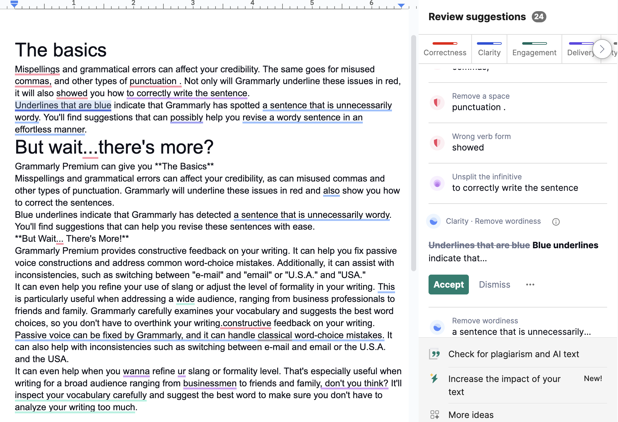 Google docs suggestions