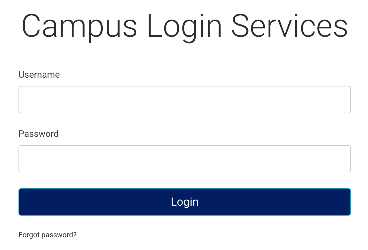 Campus Login services